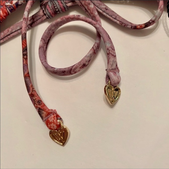 NWT Wildfox Boho Floral String Bikini Top - Picture 4 of 9